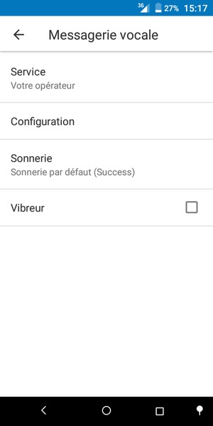 Sélectionnez Configuration