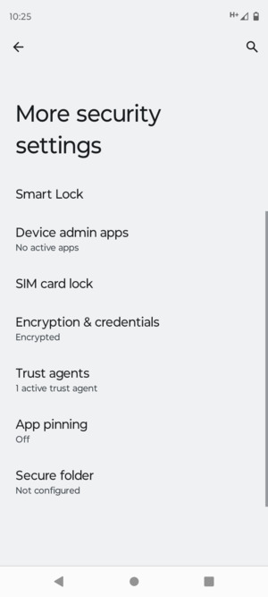 Select SIM card lock