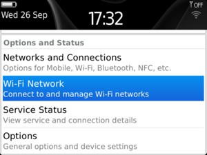 Select Wi-Fi Network