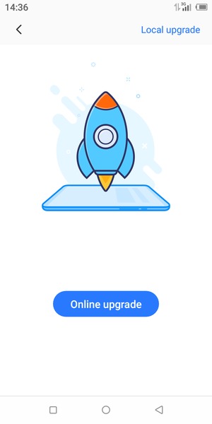 Select Online upgrade