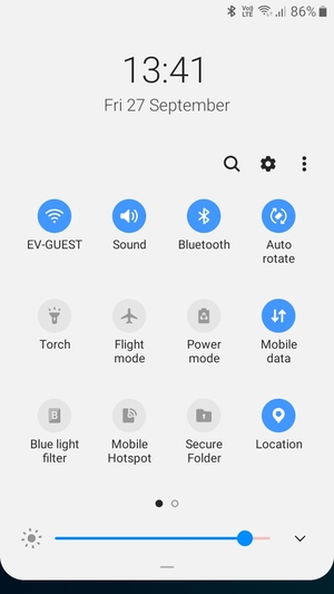 Turn off Wi-Fi  and Bluetooth