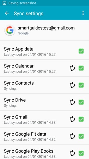 Your contacts from Google will now be synced to your smartphone