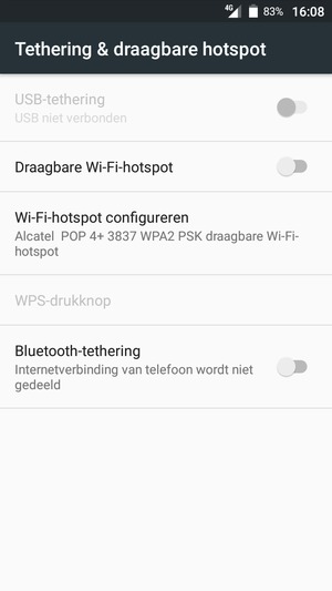 Selecteer Wi-Fi-hotspot configureren