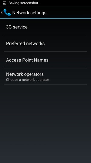 Select Access Point Names