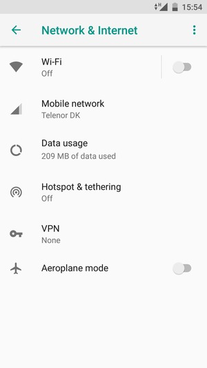 Select Hotspot & tethering