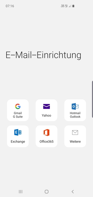 Wählen Sie Hotmail Outlook