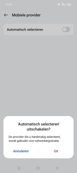 Schakel Automatisch selecteren uit