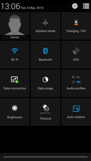 Select Bluetooth to disable it