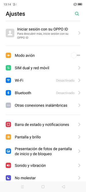 Seleccione SIM dual y red móvil
