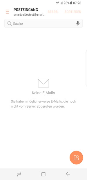 Ihr Gmail Konto ist einsatzbereit