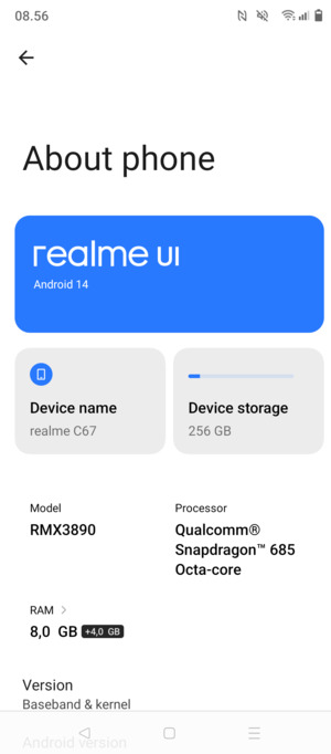 Select realme UI