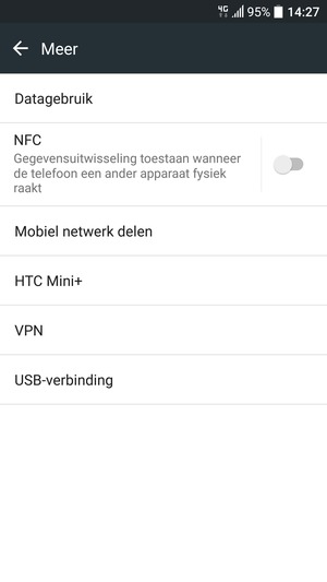 Selecteer Mobiel netwerk delen