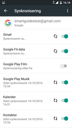 Dine kontakter fra Google vil nu blive synkroniseret til din smartphone