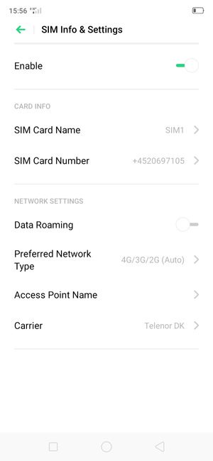 Select Access Point Name