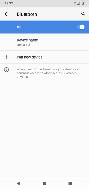 Turn off Bluetooth
