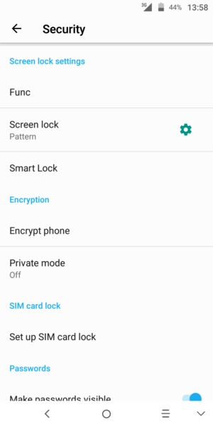 To change the PIN for the SIM card, go to the Security menu and select Set up SIM card lock