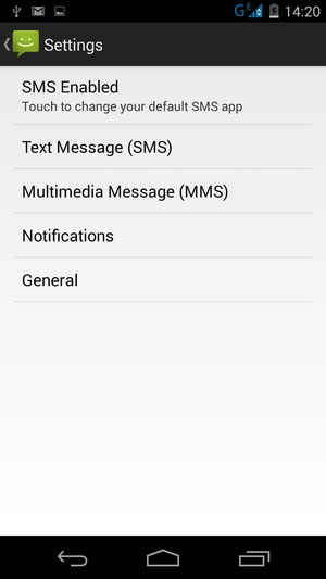 Select Text Message (SMS)