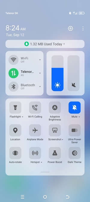 Select Adaptive Brightness