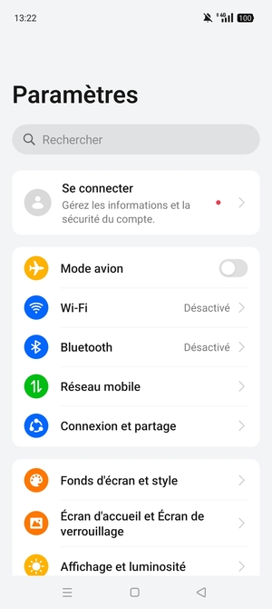 Sélectionnez Wi-Fi