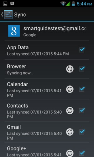 Your contacts from Google will now be synced to your Avvio
