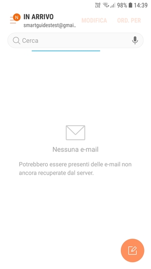 Il tuo Gmail è pronto per l'uso
