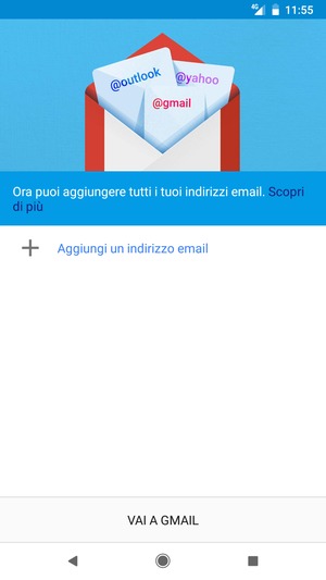 Seleziona Aggiungi un indirizzo email