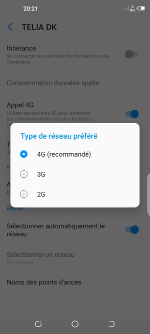 Sélectionnez votre option préférée