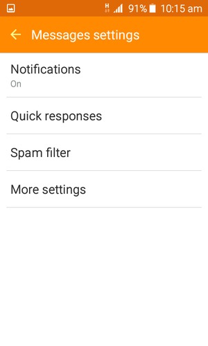 Select More settings