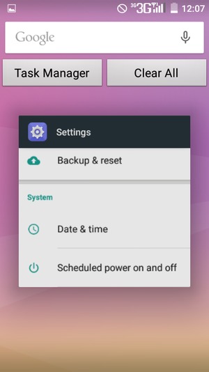 Select Clear All to close all running apps