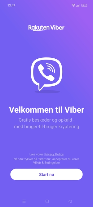 Din app er klar til brug