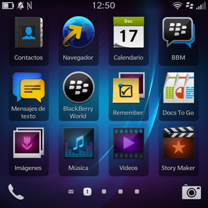 Seleccione BlackBerry World