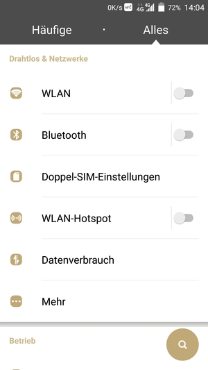 Wählen Sie WLAN-hotspot / Tethering & mobiler Hotspot