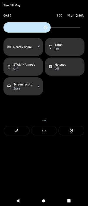 Select STAMINA mode