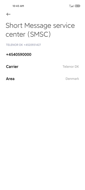 Select Phone number