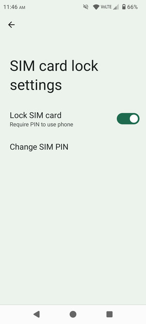 Select Change SIM PIN