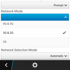 Select 3G & 2G