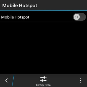 Om uw Hotspot uit te zetten, zet u eenvoudig Mobile Hotspot op Uit.
