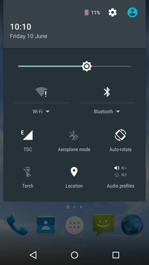 Turn off Wi-Fi and Bluetooth