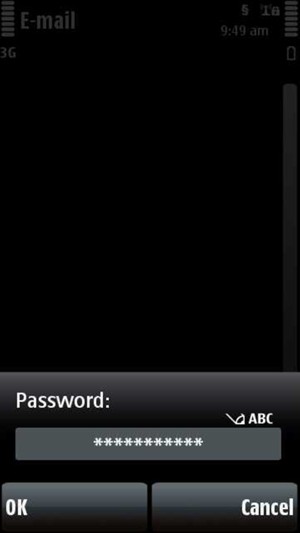 Enter your Password and select OK
