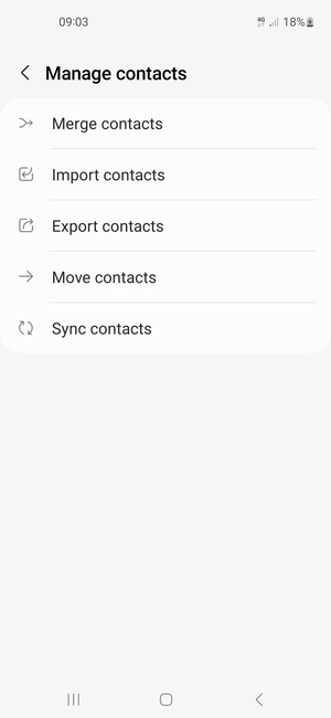 Select Import contacts
