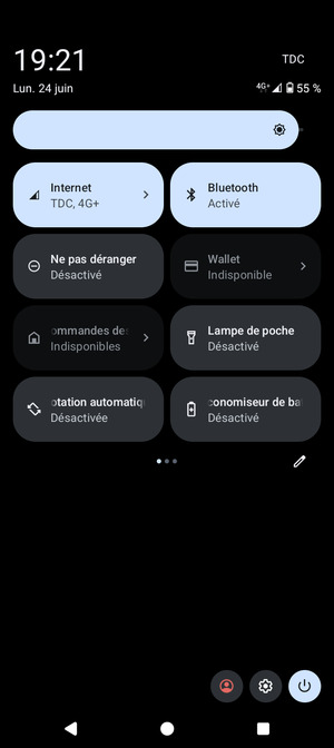 Désactiver  le Bluetooth