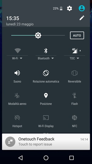 Disattiva Wi-Fi e Bluetooth