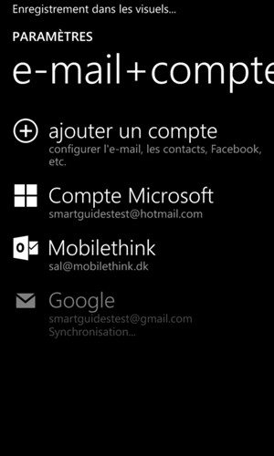 Vos contacts Google vont maintenant être synchronisés avec votre Lumia.