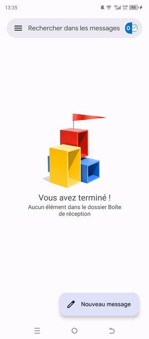 Votre messagerie Gmail est prête à l'emploi