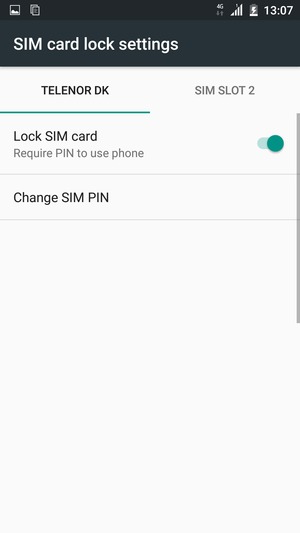 Select Digicel and  Change SIM PIN