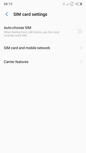 Select Carrier features