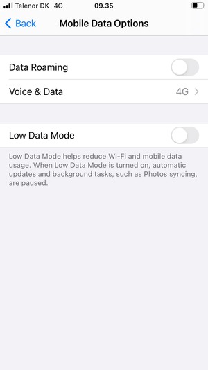 Select Voice & Data