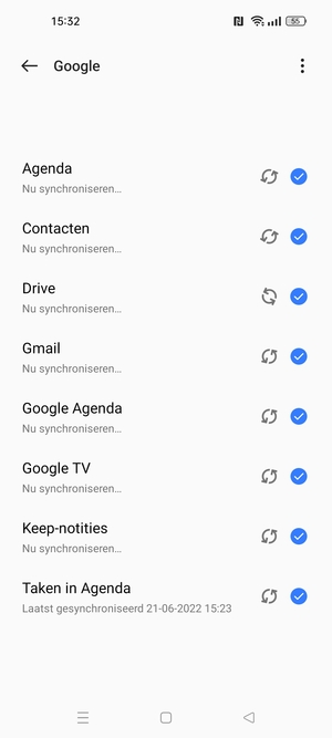 Uw contactpersonen van Google worden nu gesynchroniseerd met uw Realme