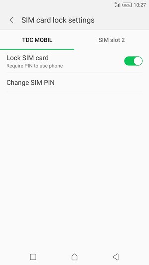 Select JOIN and Change SIM PIN