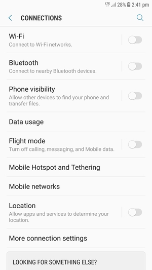 Select Mobile Hotspot and Tethering